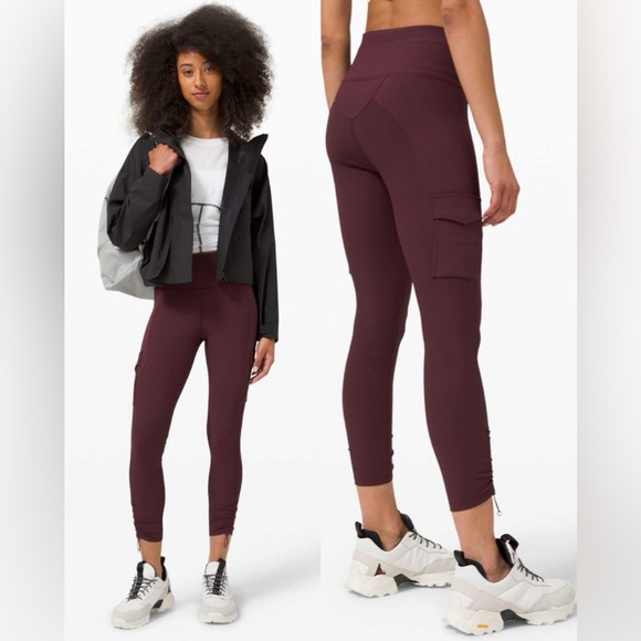 lululemon athletica Pants - lululemon athletica Burgundy Leggings
